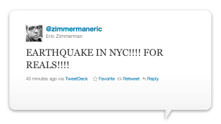 Illustration for article titled East Coast Earthquake? QUICK! To Twitter!